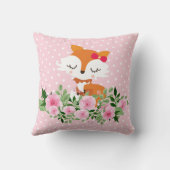 フォックスウッドランド、かわいい クッション (裏面)
