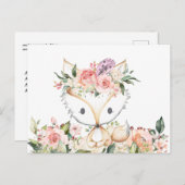 フォックスウッドランド、かわいい ポストカード (正面/裏面)