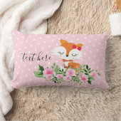 フォックスウッドランド、かわいい ランバークッション (ブランケット)