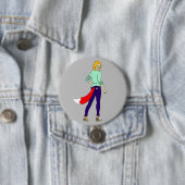 フォックスガールボタン 缶バッジ (インサイチュ)