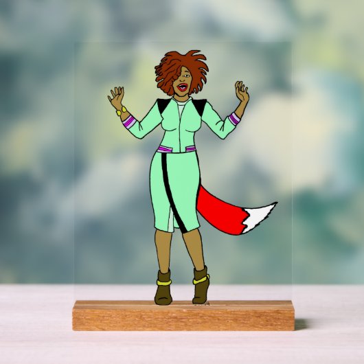 フォックスガール アクリルサイン (ニュートラル)