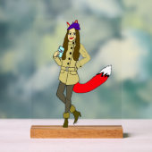 フォックスガール アクリルサイン (ニュートラル)