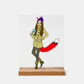 フォックスガール アクリルサイン (正面)