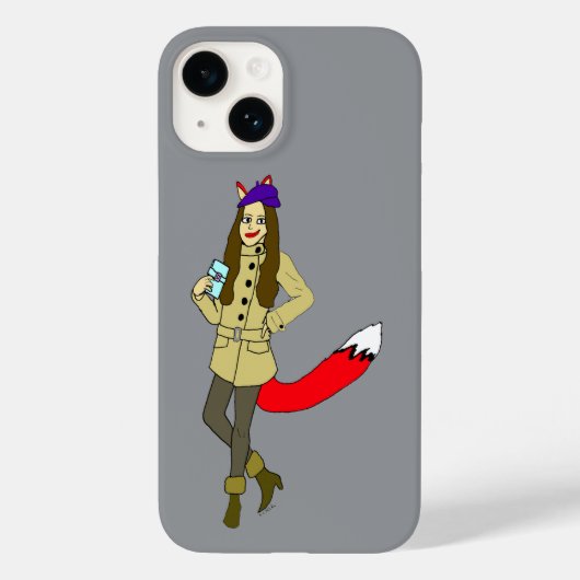 フォックスガール Case-Mate iPhoneケース (裏面)