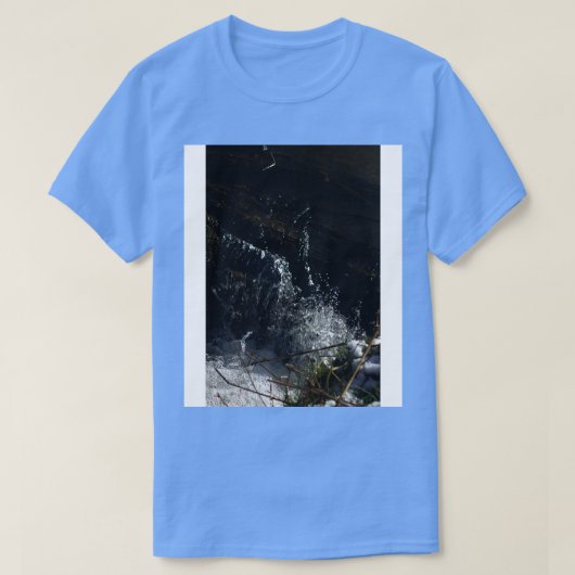 フォックスクリーク滝2 Tシャツ (デザイン正面)