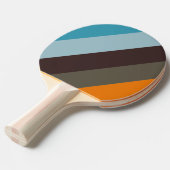 フォックスグローブはっきりしたストライプの錆 卓球ラケット (正面アングル)
