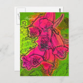 フォックスグローブ ポストカード (正面/裏面)