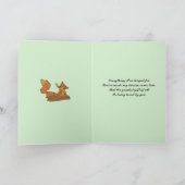 フォックスザラブキツネバレンタインカード シーズンカード (内部)