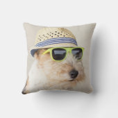 フォックステリア犬 クッション (裏面)