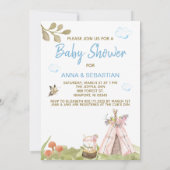 *~* フォックステント ボヘミアンワンピース ティピーテント ワイルドウッド フォレスト少年 招待状 (裏面)