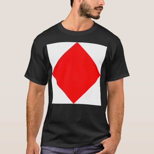 フォックストロット国際信号旗 Tシャツ (正面)