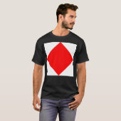 フォックストロット国際信号旗 Tシャツ (正面フル)