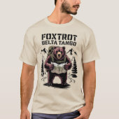 フォックストロット デルタ タンゴ Tシャツ (正面)