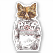 フォックスドレスドキツネ シール (正面)