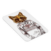 フォックスドレスドキツネ マグネット (右側)