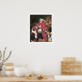 フォックスハウンズの女の子 – ヴィンテージアートポスターby理容師 ポスター (キッチン)