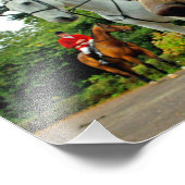 フォックスハウンドッグスホースウエストバークシャー狩りイングランド フォトプリント            (角)