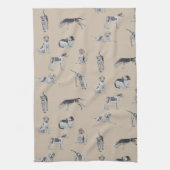 フォックスハウンド キッチンタオル (縦)