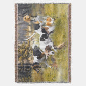 フォックスハウンド スローブランケット (正面縦)