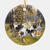 フォックスハウンド セラミックオーナメント (正面)