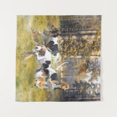 フォックスハウンド タペストリー (正面(横))