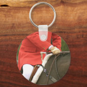 フォックスハンティングキーチェーン キーホルダー (正面)