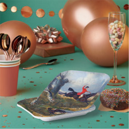 フォックスハンティング溝をクリアJohn Herring 1839 ペーパープレート