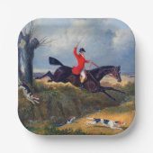 フォックスハンティング溝をクリアJohn Herring 1839 ペーパープレート (正面)