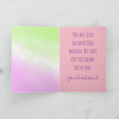 フォックスピンクとグリーンバレンタインデー シーズンカード (内部)