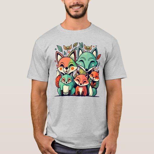 フォックスファミリー Tシャツ (正面)