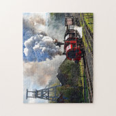 フォックスフィールドコリメリー蒸気エンジントレイン ジグソーパズル (縦)