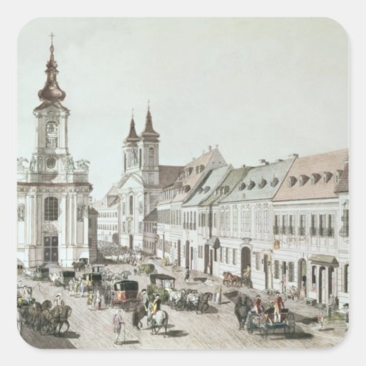 フォックスブール教区教会と墓地 スクエアシール (正面)