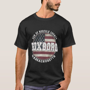 フォックスボロ・マサチューセッツ州旗 Tシャツ
