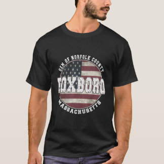 フォックスボロ・マサチューセッツ州旗 Tシャツ
