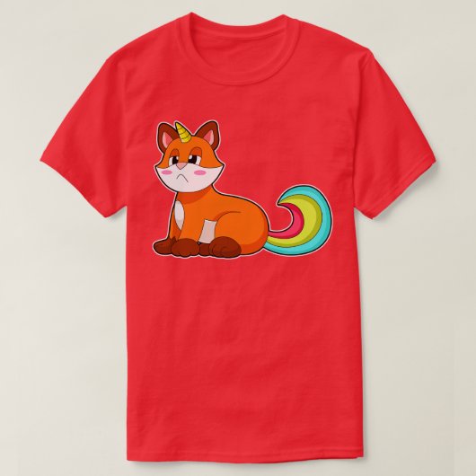フォックスユニコーン1 Tシャツ (デザイン正面)