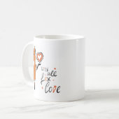 フォックスラブ コーヒーマグカップ (正面左)