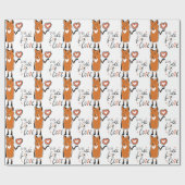 フォックスラブ ラッピングペーパー (フラット)