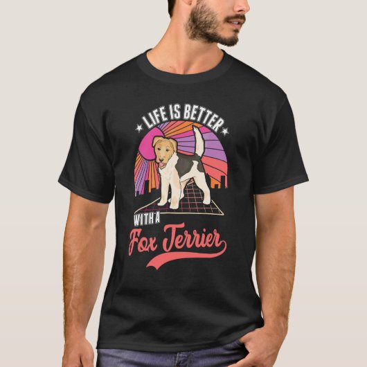 フォックス・テリアと Tシャツ (正面)