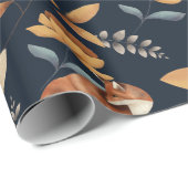 フォックス&バラ ラッピングペーパー (ロールコーナー)