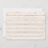 フォックス ワンダーランド 感謝カード 写真付き 招待状 (裏面)