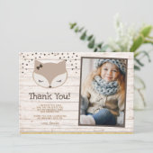 フォックス ワンダーランド 感謝カード 写真付き 招待状 (スタンド正面)