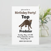 フォッサ マダガスカル 肉食動物 最強の捕食者 誕生日 招待状 (スタンド正面)