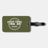 フォッシルクリークアリゾナカヤック ラゲッジタグ (裏面横)