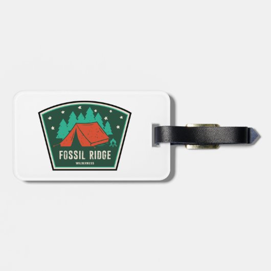 フォッシルリッジウィルダネスコロラドキャンピング ラゲッジタグ (裏面横)