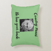 フォッチ博士、コーチー・フォッチ、彼はあなたの背中、緑を持っている アクセントクッション (正面(垂直))