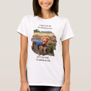 フォトおもしろいドッグマム Tシャツ