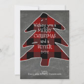 フォトおもしろいベビーIt Covid Outside Crismas シーズンカード (裏面)