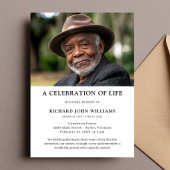 フォトお祝いの命日招待状 招待状