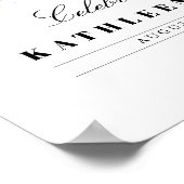 フォトお祝い式で人生を ポスター (角)