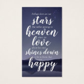 フォトことわざメモリアル祈りの言葉カード (裏面)